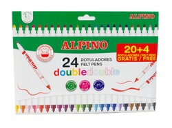 Alpino AR-002058 Çift Yönlü Keçeli Kalem 24’lü - Alpino