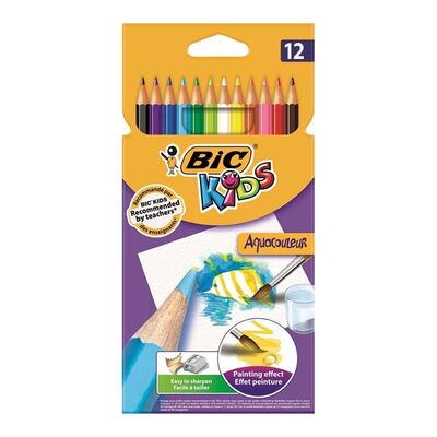 Bic Aquacouleur Kuru Sulu Boya 12 Renk - 1