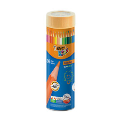 Bic Evolution Kuru Boya Kalemi 36 Renk Metal Tüp - Bic