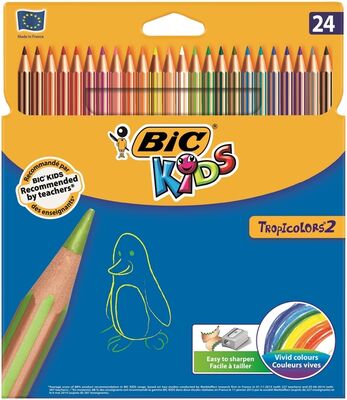 Bic Tropicolors Kuru Boya Kalemi 24 Renk - 1