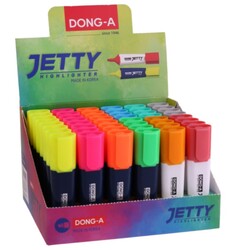 Dong-A Jetty Fosforlu Kalem Karton Stand 48 Li - Dong-A
