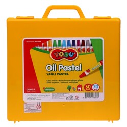 Dong-a Toru 60 Renk 70 li Pastel Boya Plastik Çantalı - Dong-A