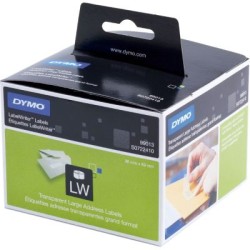 Dymo Lw Geniş Adres 260 Etiket/Paket Şeffaf 89x36 mm (99013) - 6 lı pk. - Dymo