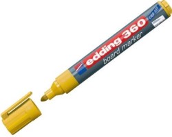 Edding 360 Beyaz Yazı Tahtası Kalemi Sarı - Edding