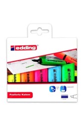 Edding E-344 Fosforlu Kalem 5'li - Edding