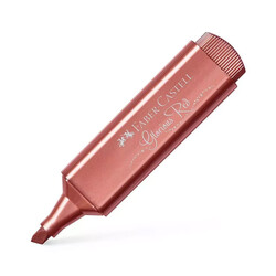 Faber-Castell 1546 Fosforlu Kalem Metalik Kırmızı - Faber Castell