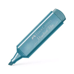 Faber-Castell 1546 Fosforlu Kalem Metalik Mavi - Faber Castell