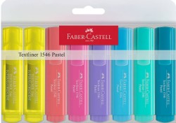 Faber-Castell 1546 Pastel Fosforlu Kalem 8'li poşet - Faber Castell