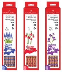 Faber-Castell Anadolu Mirası Kurşun Kalem 2B 6'lı - Faber Castell