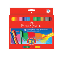 Faber-Castell Eğlenceli Keçeli Kalem 20&prime;li - Faber Castell