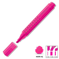 Faber-Castell Grip Fosforlu Kalem Pembe - Faber Castell