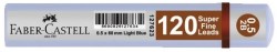 Faber-Castell Grip Min 0.5 2B 60mm 120'li Açık Mavi Tüp - Faber Castell