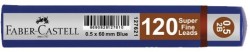 Faber-Castell Grip Min 0.5 2B 60mm 120'li Mavi Tüp - Faber Castell