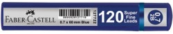 Faber-Castell Grip Min 0.7 2B 60mm 120'li Mavi Tüp - Faber Castell