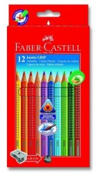 Faber-Castell Jumbo Grip Boya Kalemi 12 Renk - Faber Castell