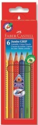 Faber-Castell Jumbo Grip Boya Kalemi 6 Renk - Faber Castell