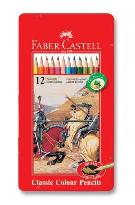 Faber-Castell Metal Kutu Boya Kalemi 12 Renk - 1