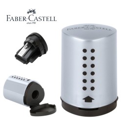 Faber-Castell Mini Grip Kalemtraş Gri - Faber Castell