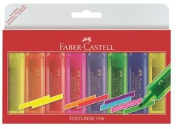 Faber-Castell Şeffaf Gövde Fosforlu Kalem 6+2'li Poşet - Faber Castell
