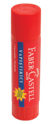 Faber-Castell Stick Yapıştırıcı 10 gr. Küçük Boy Solvent İçermez Yıkanabilir - 1