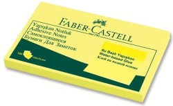 Faber-Castell Yapışkan Notluk 125x75mm Sarı - Faber Castell