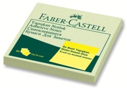 Faber-Castell Yapışkan Notluk Harmony 75x75mm Yeşil - Faber Castell