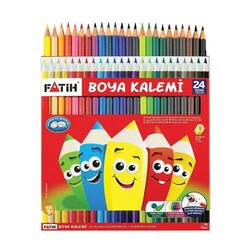 Fatih KuruBoya Kalemi 24 Renk Tam Boy - Fatih