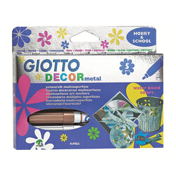 Giotto Decor Metalik Keçeli Kalem 5 Renk - Giotto