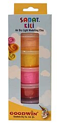 Goodwin Hava ile Kuruyan Sanat Kili 20 gr 6 Renk Set - Goodwin