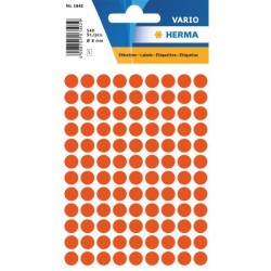 Herma Vario Yuvarlak Etiket 8mm Kırmızı - Herma