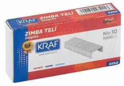 Kraf 225G Zımba Teli No:10 1000 li - Kraf