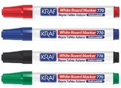 Kraf 770 Doldurulabilir Beyaz Tahta Kalemi - Kraf