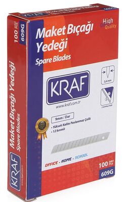 Kraf Dar Maket Bıçağı Yedeği 100&prime;lük - 1