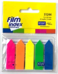 Kraf Film İndex Ok Şekilli 5 Renk - Kraf
