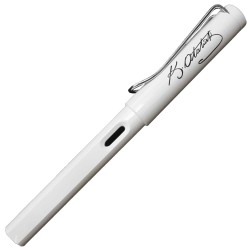 Lamy Safari Dolma Kalem Atatürk İmzalı Beyaz M Uç - Lamy