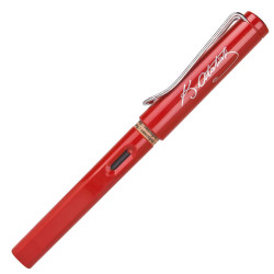 Lamy Safari Dolma Kalem Atatürk İmzalı Kırmızı M Uç - Lamy