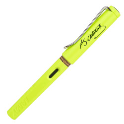Lamy Safari Dolma Kalem Atatürk İmzalı Neon Limon Yeşili M Uç - Lamy