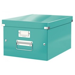 Leitz Click & Store Orta Boy Kutu Metalik Buz Mavisi - Leitz