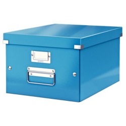 Leitz Click & Store Orta Boy Kutu Metalik Mavi - Leitz