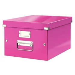 Leitz Click & Store Orta Boy Kutu Metalik Pembe - Leitz
