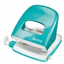 Leitz Delgeç WOW 30 Sayfa Kapasiteli Metalik Buz Mavisi - Leitz