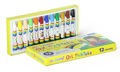 Monami Pastel Boya 12 Renk Karton Kutulu - 2