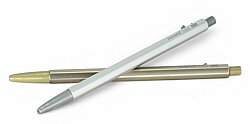 Monami 153 Pearl Tükenmez Kalem 2'li Set (Altın & Gümüş) - 2