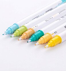 Monami Live Color Çizim Kalemi 6'lı Refresh Seti (Bullet Journal Kalemi) - 3