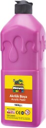 Nova Color Akrilik Boya 1000 gr Pembe (Hobi ve Okul Boyası) - Nova Color