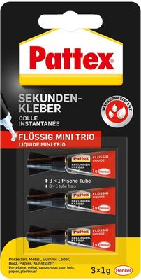Pattex Süper Japon Yapıştırıcı Mini Trio 3x1 gr - 1