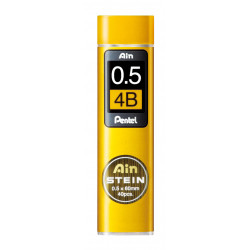 Pentel Hi-Polymer 0.5mm 4B Ain Stain Min - Pentel