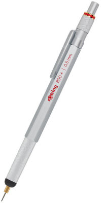 Rotring 800+ İki Fonksiyonlu Kalem Krom 0.5 mm - 1