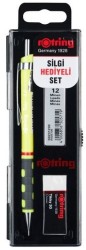 Rotring Tikky RD Okul Seti 0.5mm Versatil+Min Silgi Hediyeli - Neon Sarı - Rotring
