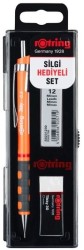 Rotring Tikky RD Okul Seti 0.5mm Versatil+Min Silgi Hediyeli - Neon Turuncu - Rotring